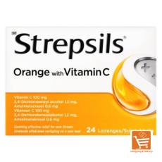 Strepsils Orange Vitamin C...